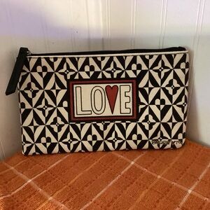 Brighton “Love” Zippered Pouch, New Condition